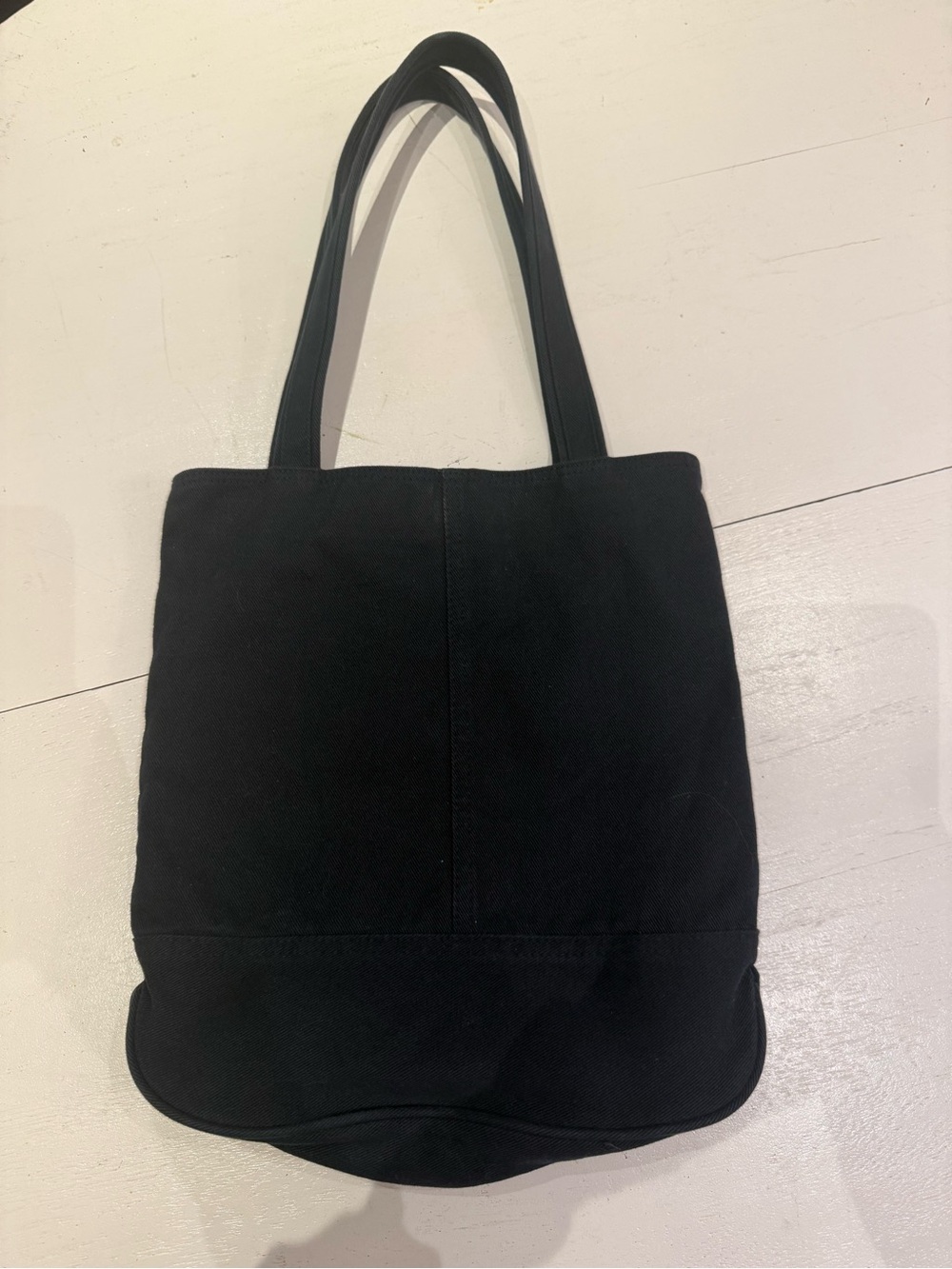 Brandy Melville Dark Navy Thick Everyday Tote Bag